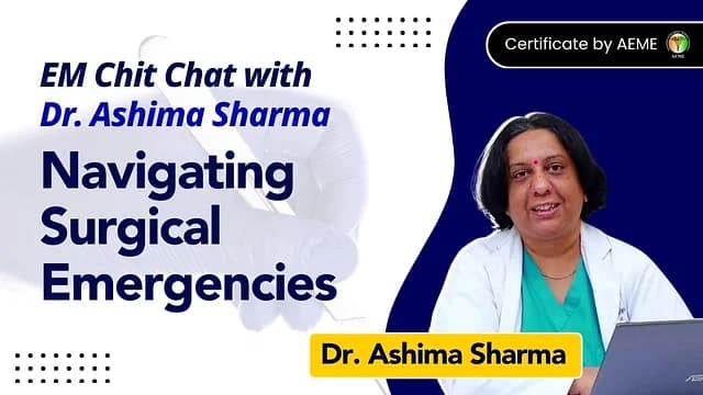 EM Chit Chat with Dr. Ashima Sharma: Navigating Surgical Emergencies