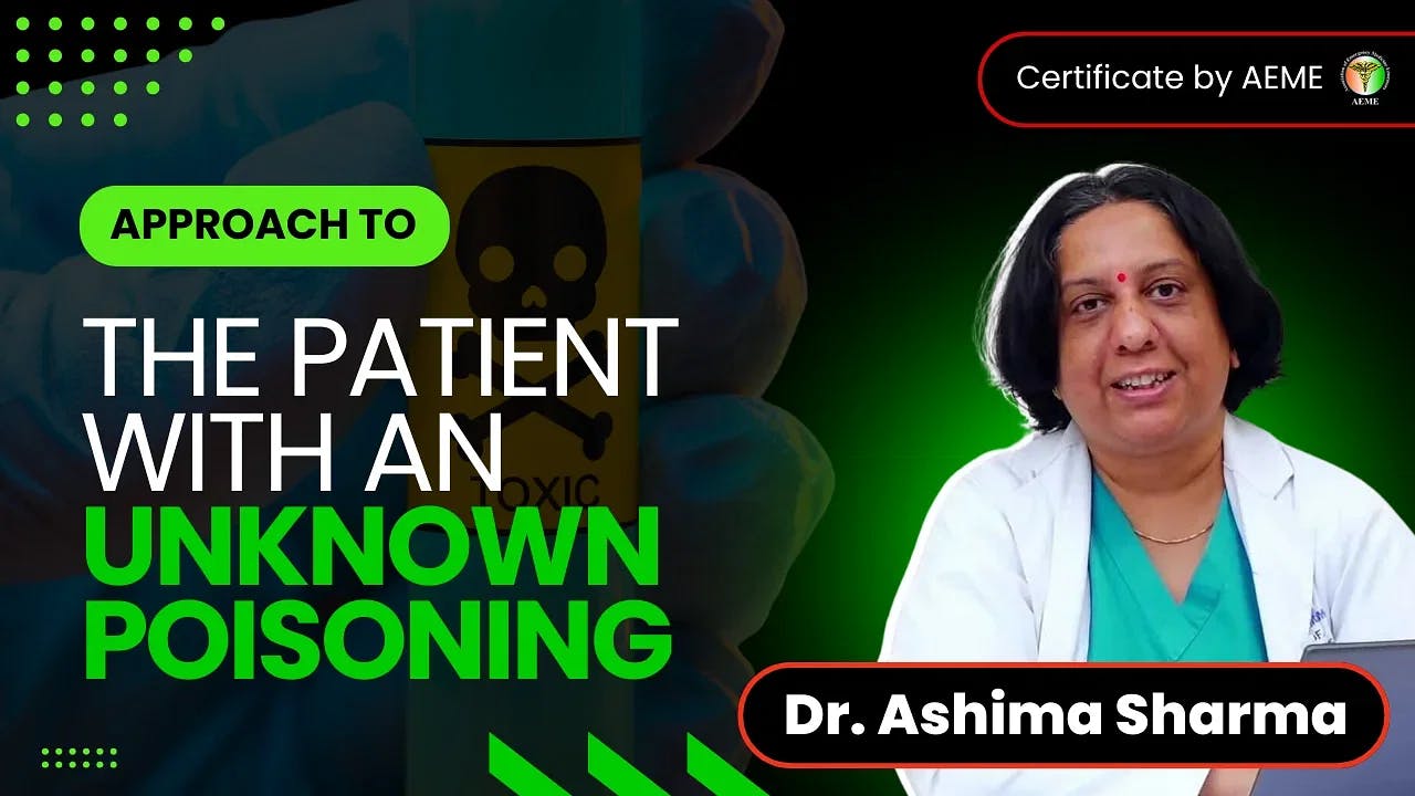 Approach to the Patient with an Unknown Poisoning